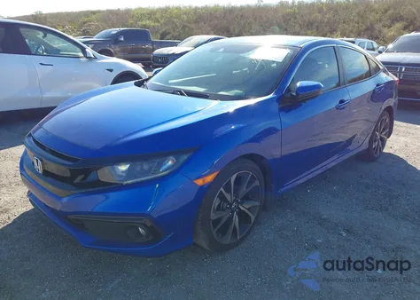 2020 Honda Civic Sport из США, поврежденный, VIN 2HGFC2F85LH584553